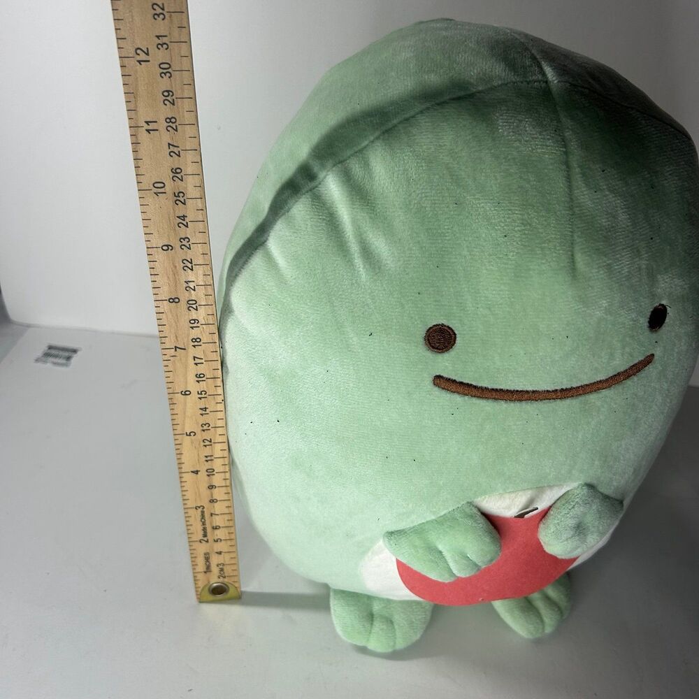 Sumikkogurashi Tokage Plush 12” Apple San-X AQI Real Tokage NWT - Picture 5 of 5